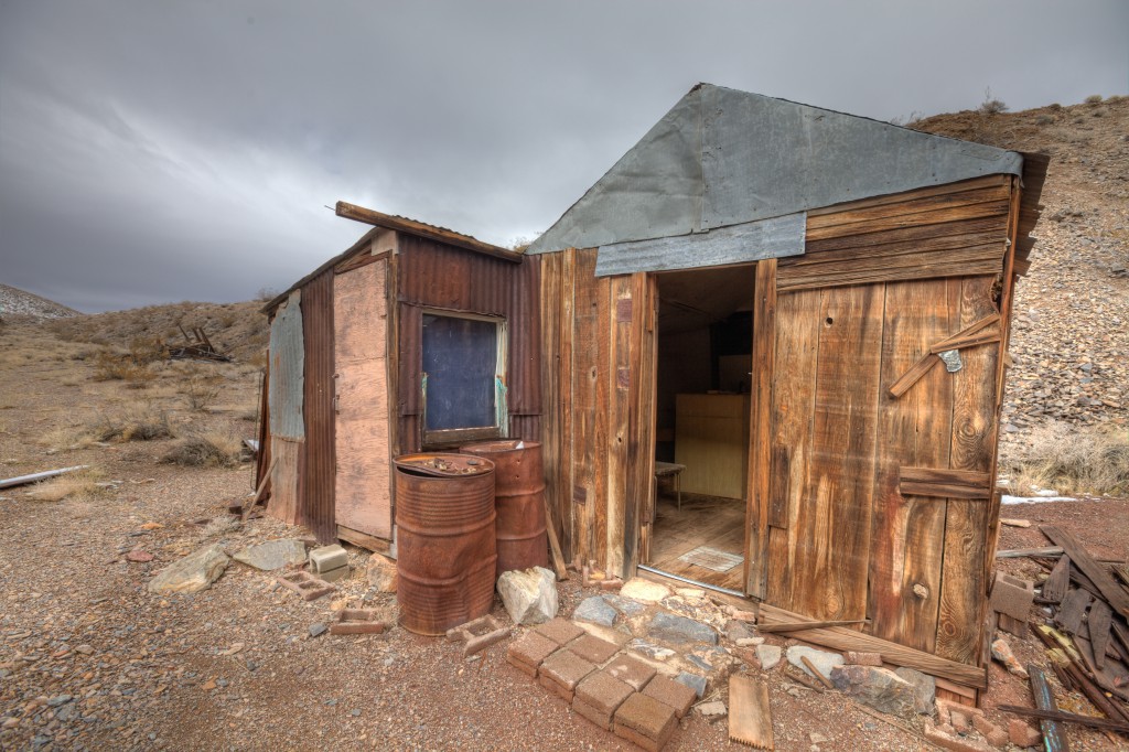 Cabin at Tucki Mine in Death Valley