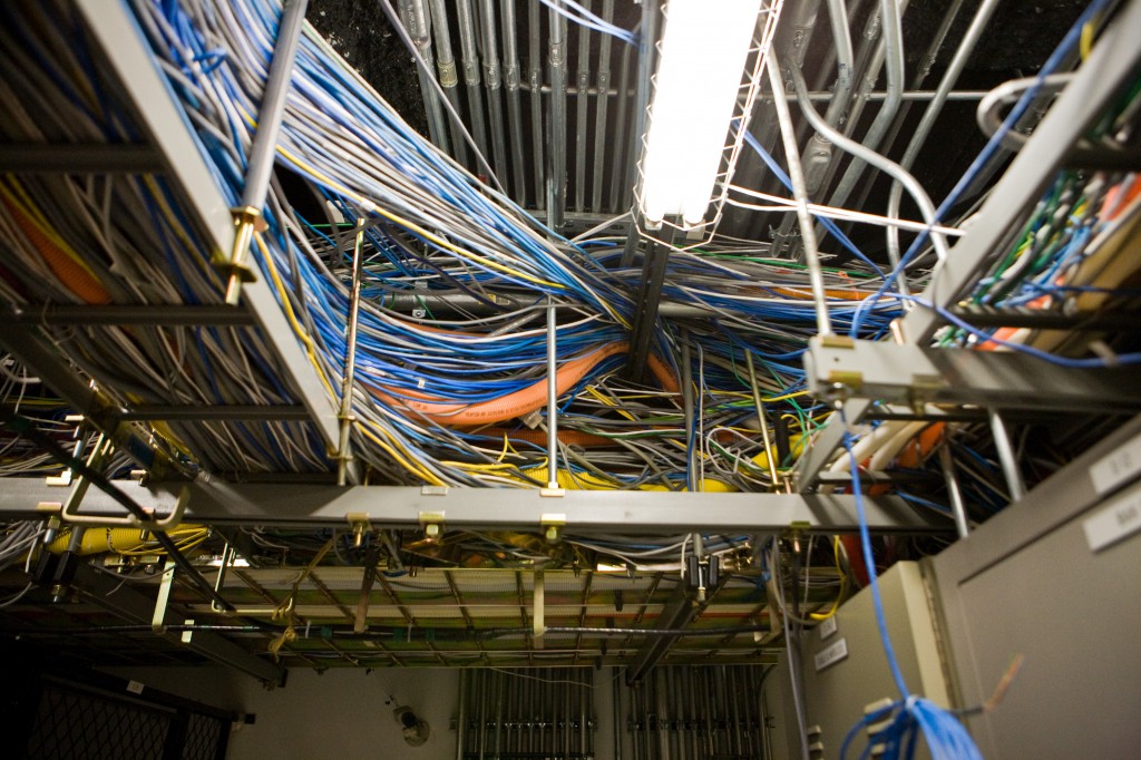 One Wilshire Meet-Me-Room Cables 