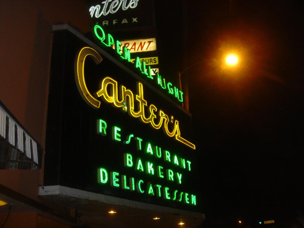 canters neon sign
