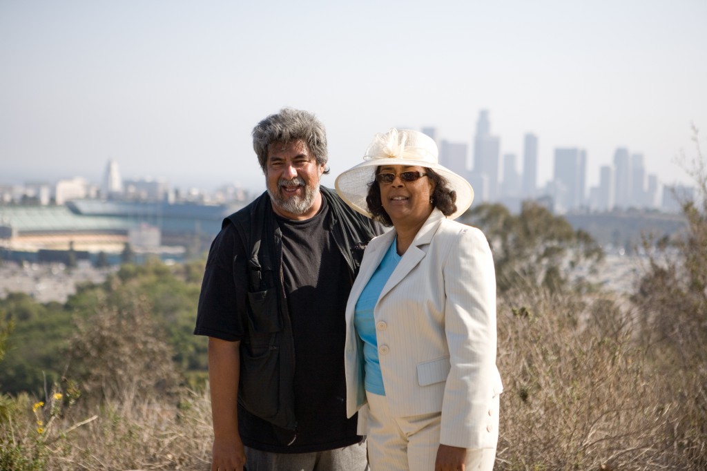 Ed Fuentes and Jan Perry