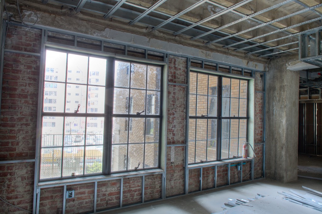 Framing Over Brick and Ceiling