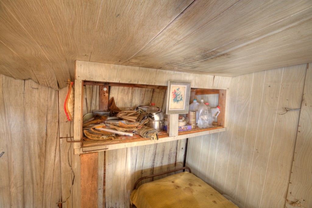 Inside the Cabin at Tucki Mine in Death Valley