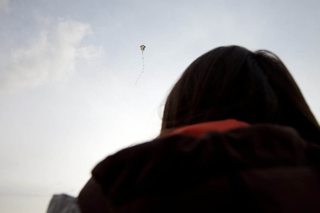 Penelope Flying a Kite