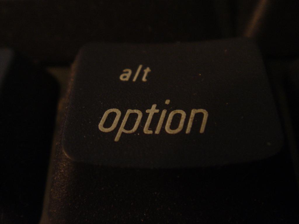 alt option macro keyboard key