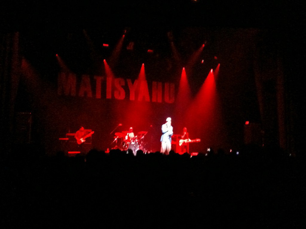 ok so matisyahu, so far, has played dubstep, techno and punk along with the usual good stuff. wow.